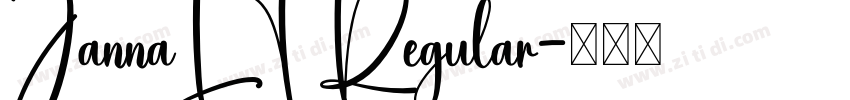 JannaLT Regular字体转换